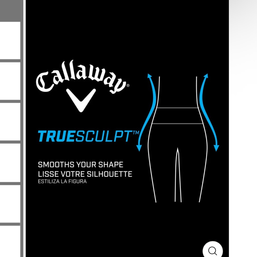 Callaway Women's Black Athletic Shorts - Picture 4 of 6
